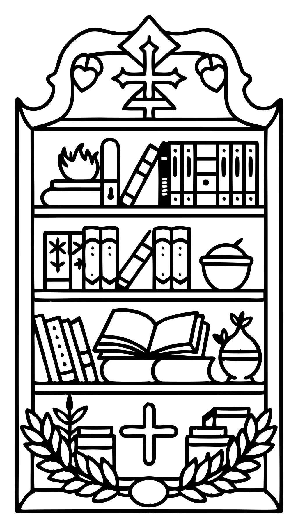 books of the bible coloring page